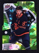 2021-22 Upper Deck Allure Green Rainbow Die-Cut 16/99 Connor McDavid #97 00d2