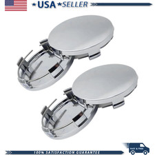4pcs Car Wheel Hub Center Cap Silver Od 2.36 X Id 2.2 Snap-in Universal Cars
