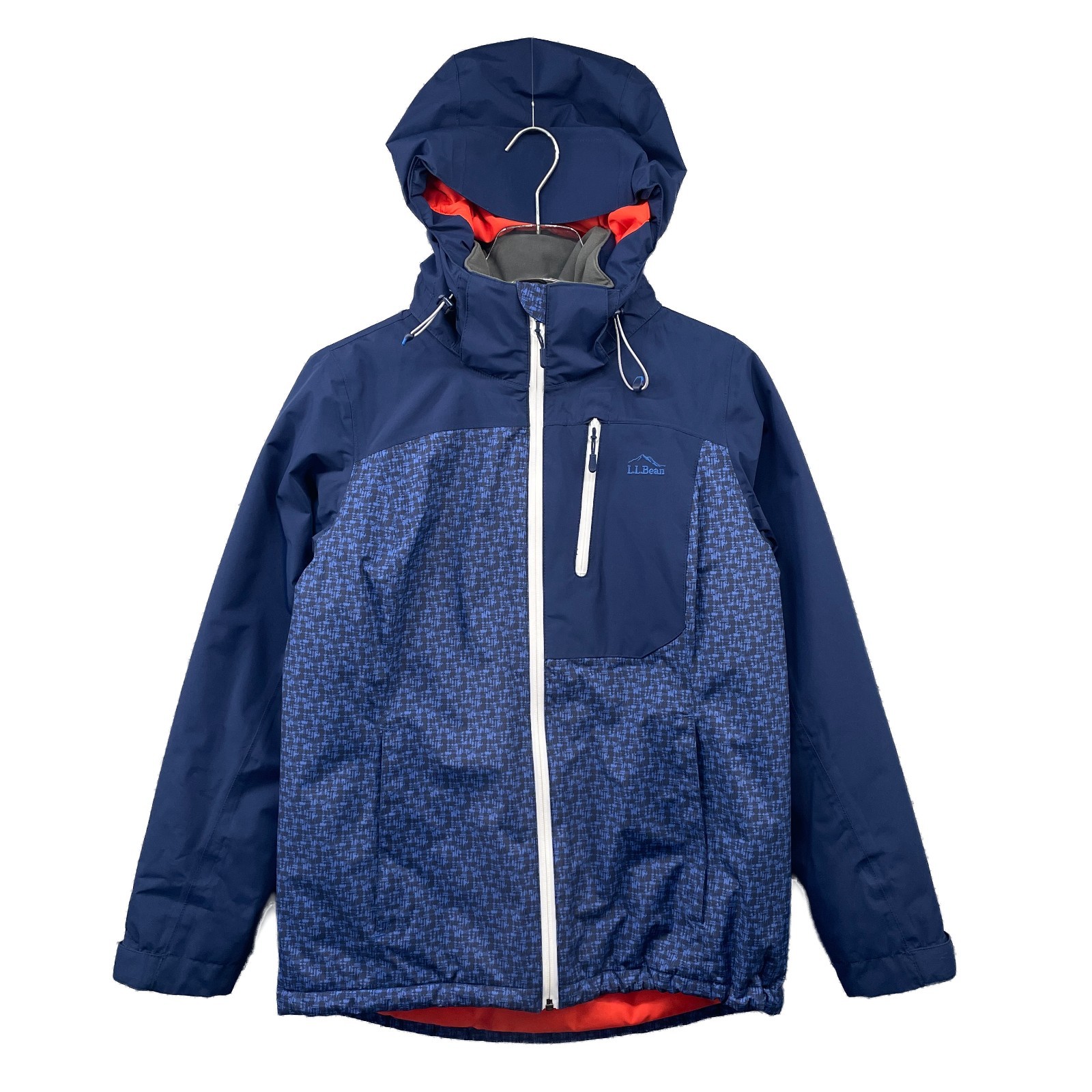 LL Bean Ski Jacket Womens XS Blue Wildcat Waterproof Insulated Hooded 500785