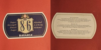 Bavaria Super Strength Dutch Lager Brauerei Bierdeckel Bier