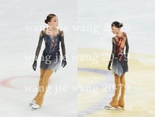 New Ice Figure Skating Dress Figure Skating Dress For Competition blue dyeing