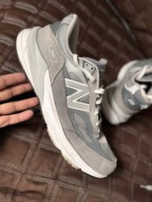USA-made New Balance 990v6 Men's 12.5 D Castlerock Gray Suede Sneakers M990GL6