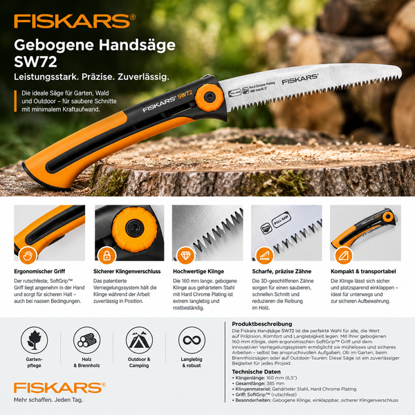 Fiskars HandsäGe Xtract SW72 SäGen Unisex NEU-image