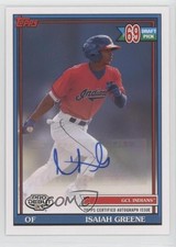 2021 Topps Pro Debut Auto Isaiah Greene #PD-173 Auto 0a2
