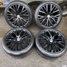 GENUINE VW POLO GTI 6C PARABOLICA 17" ALLOY WHEELS 6C0601025K Black 215 40 R17 ✅