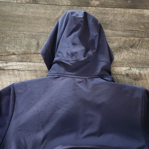 Jordan Michigan Wolverines Hoodie Mens 2XL 1/4 Zip Fleece Blue Pockets - Picture 8 of 10