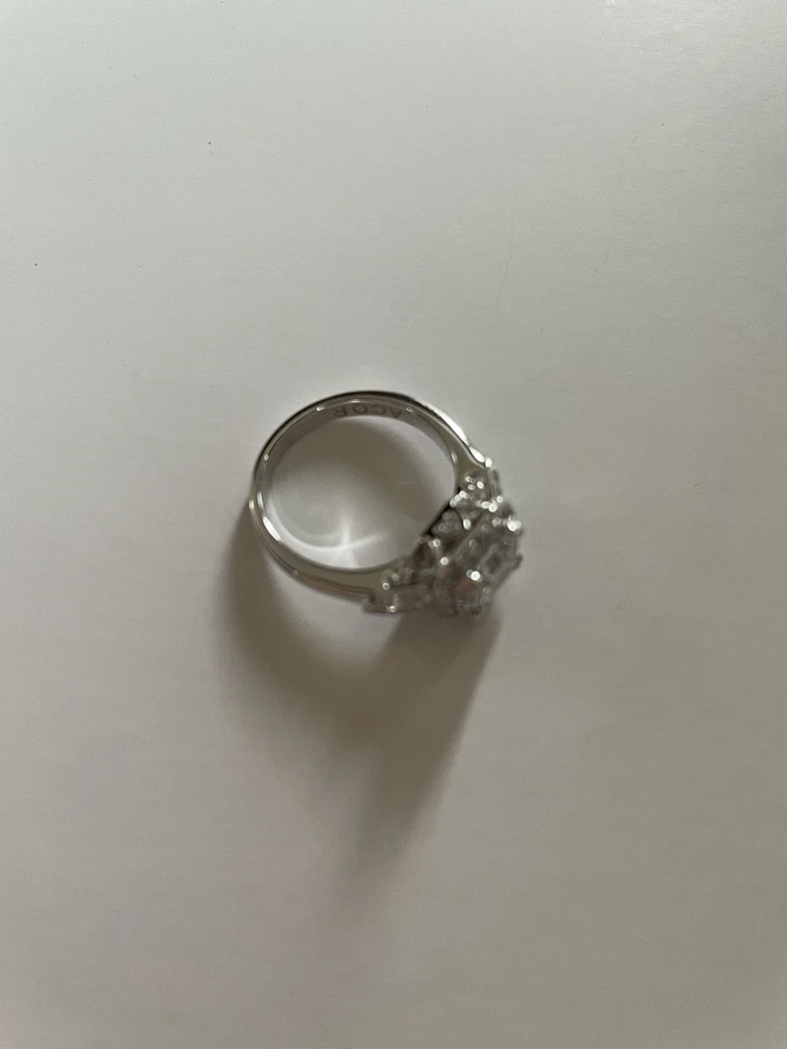 Tacori Epiphany Diamonque Enmarcado Corte Asscher Talla 6 Foto 3 de 4