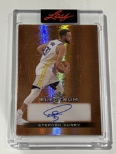 2024 Leaf Electrum Orange Signature BA-SC1 Stephen Curry 12/20