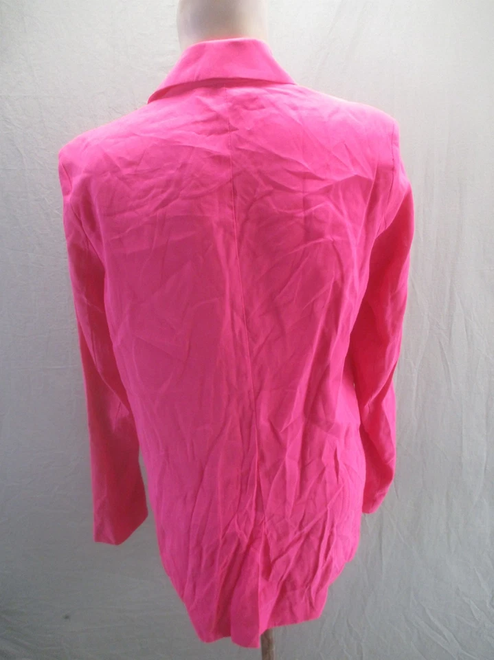 Blazer Forever 21 Talla S Mujer Rosa Cuello en V Manga Larga Estilo Belleza 727 Foto 4 de 4