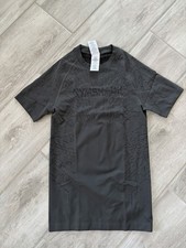 Gymshark Men’s Tectonic Seamless Muscle Fit Shirt Size XS Asphalt Grey NEW