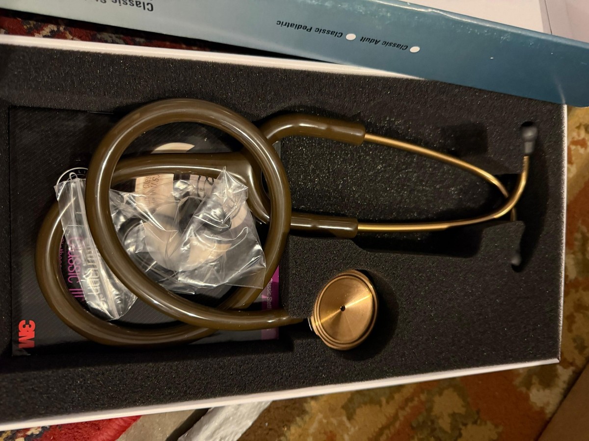 Littmann Classic II 聴診器 ブラウン/ゴールド（箱無し） 3M Littmann Classic III Monitoring Stethoscope, Chocolate Copper