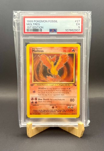 Moltres (1st Edition) graded PSA 5 for sale on eBay