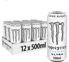 Monster Energy Drink 12 Pack (12 x 500ml) Carbonated Sports Beverage Drinks