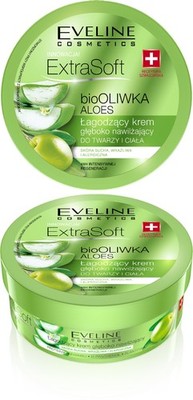 Eveline Extra Soft Bio-Oliven- und Aloe-Vera-Creme, beruhigend für Körper, 175ml