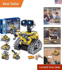 Creative 488-Piece Robot Building Set with Remote Control - Ideal for Ages 8-13