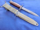 A+ (MINT) 1953 M1 Carbine Bayonet Camillus Fighting Knife US in M8A1 Scabbard — photo 2