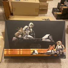 Hot Toys TMS017 Star Wars Scout Trooper & Speeder Bike 1 6 Figure