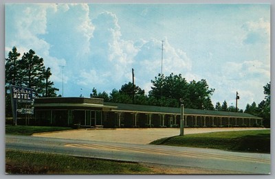 Tuscaloosa AL Bel-Aire Motel US Highway 11 Roadside Advertising c1961 Postcard