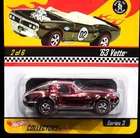 Hot Wheels 63 Chevy Vette RLC Neo-Classics Red Line Club Car HWC 08825/10500 Re