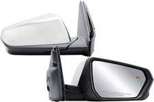 Passenger Side Door Mirror Electric and Heated with BLIS Blind Spot Sensor and