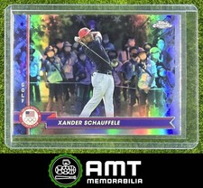 Xander Schauffele 2024 Topps Chrome US Olympics Refractor USA #150