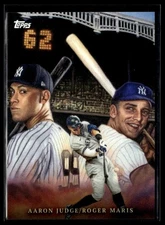 2022 Topps Game Within the Game 15 Aaron Judge Roger Maris NY Yankees Jennis 62