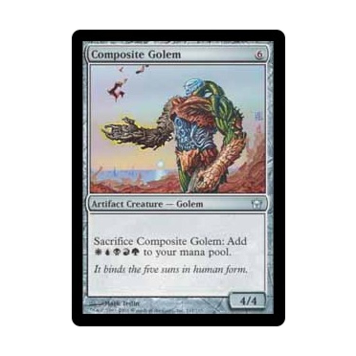 WOTC MtG Fifth Dawn Composite Golem (U) (Foil) NM