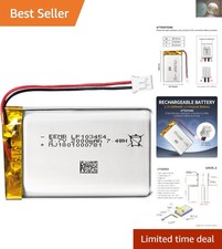 Rechargeable 3.7V Lithium Polymer Battery 2000mAh with JST Connector for Devices