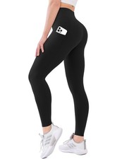 Leggings for Women with Pockets Buttery Soft High Waisted Tummy Control Women...
