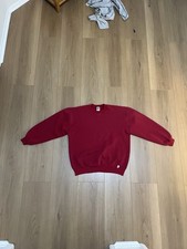 Russell Athletic Sweatshirt Mens XL Red Blank Vintage 90s Made In USA