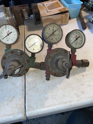 Meco Multi-Seat Automatic Regulator G-1-L Welding - Untested For Parts Or Repair
