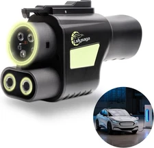 NACS to CCS1 Charging Adapter for Tesla Supercharger CCS Adapter, C, Black 