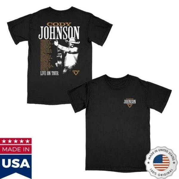 Hot!! Cody Johnson Merch Store 2026 Tour Photo Tee