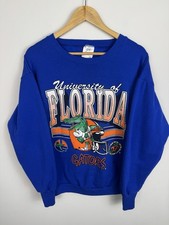 Vintage 90s University Of Florida Gators Crewneck Sweatshirt Sz XL College Blue