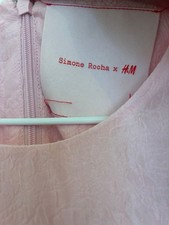 Simone Rocha X H&M pink sleeve party dress never been worn