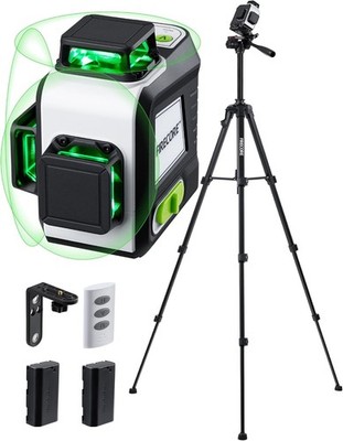 Firecore Laserkreuzlinienlaser mit Stativ Selbstnivellierend 3x360