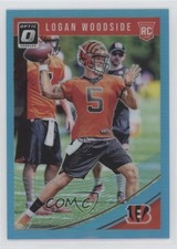 2018 Donruss Optic Rookies Aqua Prizm 248/299 Logan Woodside #110 g3g