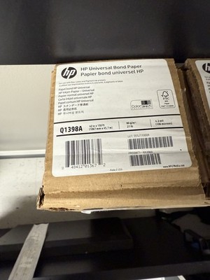 HP Q1398A Designjet Large Format Universal Bond Paper 21 lbs. 42'' x 150' 