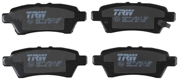 Bremsbelagsatz Hinten FüR Nissan Navara Np300 D40 Pathfinder III VAN Ab 10->-image