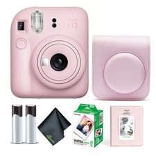 Fujifilm INSTAX MINI 12 Instant Film Camera with Instant Film - Blossom Pink