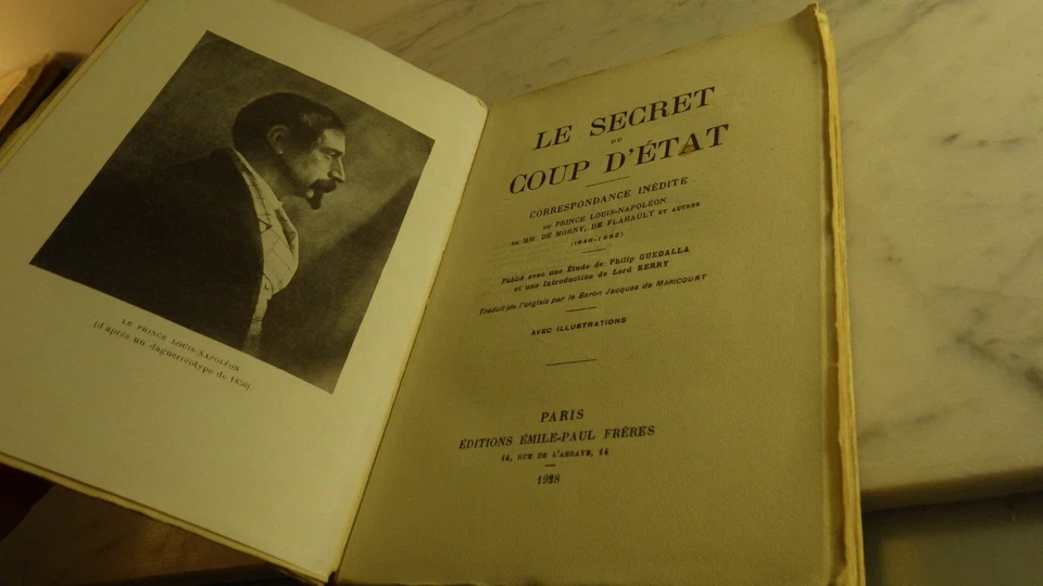1928.Le secret du coup d'état.Correspondance.Louis Napoleon Bonaparte - Photo 4/4