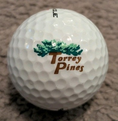 Pinnacle Torrey Pines Golf Course Logo White Golf Ball