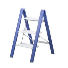 Folding Step Stool Foldable Step Ladder 3 Step Aluminum Lightweight with Anti