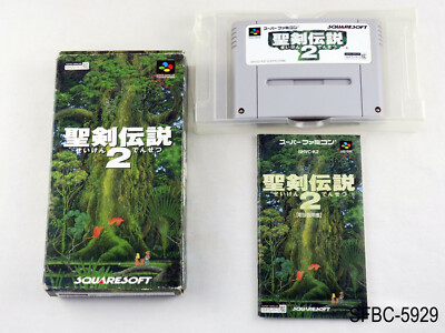 Complete Seiken Densetsu 2 Super Famicom Japanese Import SFC Japan J US Seller C