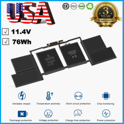 A1820 Battery Genuine For MacBook Pro 15 Touch Bar A1707 Late 2016 Mid ...