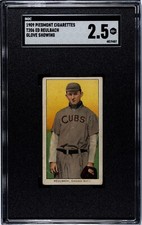 1909-11 T206 White Border Ed Reulbach Glove Showing Chicago Cubs - SGC 2.5 GD+