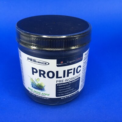 PEScience Prolific Pre-workout Sour Green Apple 9.88 oz