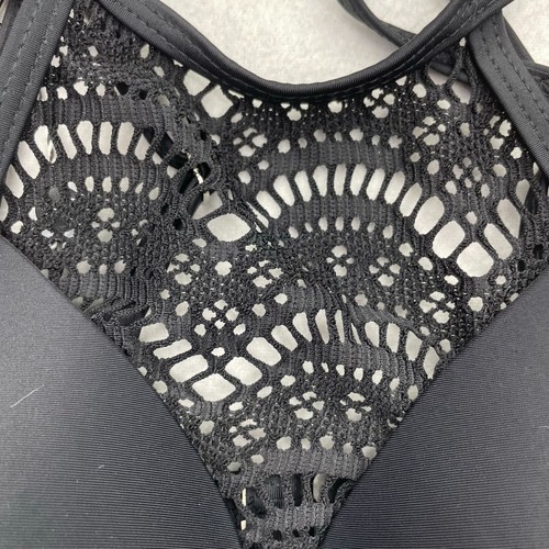 MagicSuit by MiracleSuit X-Small Black Bra Lace Swim Top Bikini Strappy XS - Picture 4 of 8