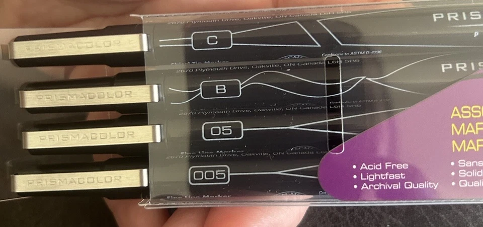 Marcadores Prismacolor nuevos 4 anchos Foto 3 de 3