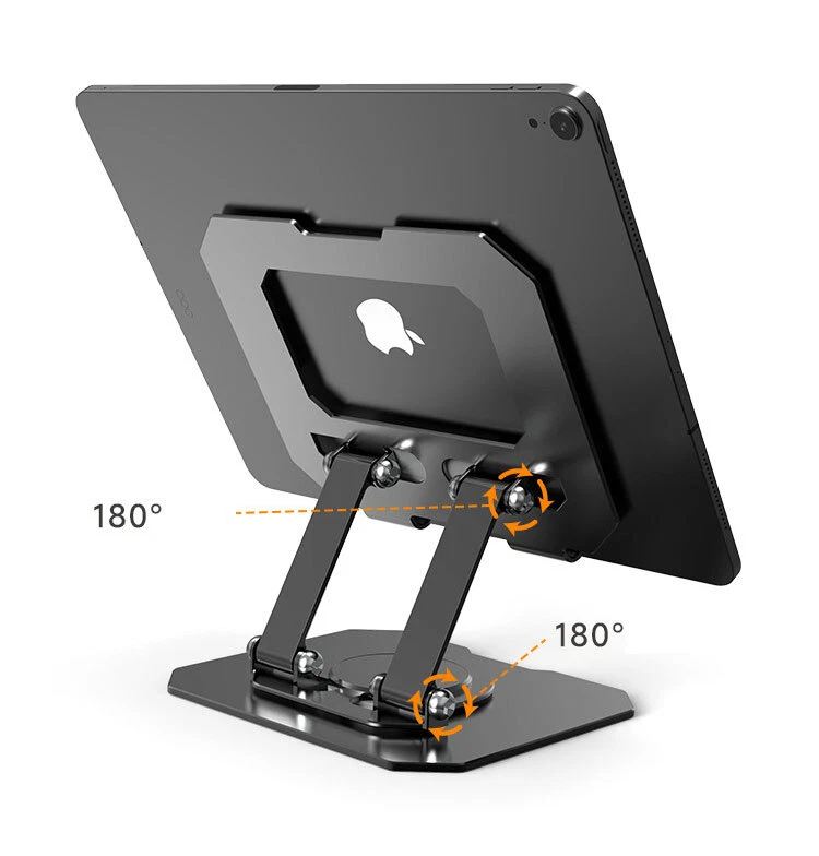 Supporto Tablet iPad da Tavolo Regolabile in Alluminio UNIVERSALE Regolabile - Immagine 3 di 4